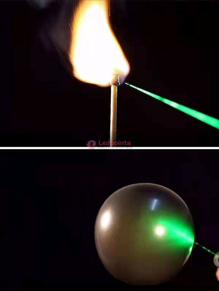 レーザーポインター風船を割る実験について